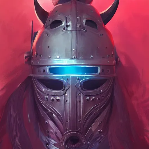 Image similar to cyberpunk viking helmet mask warrior goddess robot ninja fantasy, art gta 5 cover, official fanart behance hd artstation by jesper ejsing, by rhads, makoto shinkai and lois van baarle, ilya kuvshinov, ossdraws