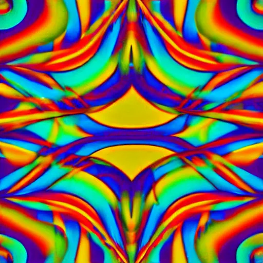 Prompt: abstract 6 0 s style psychedelic art peace and love