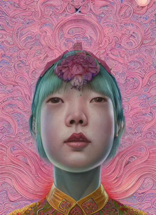 Image similar to chinese :: by Martine Johanna and Simon Stålenhag and Chie Yoshii and Casey Weldon and wlop :: ornate, dynamic, particulate, rich colors, intricate, elegant, highly detailed, centered, artstation, smooth, sharp focus, octane render, 3d