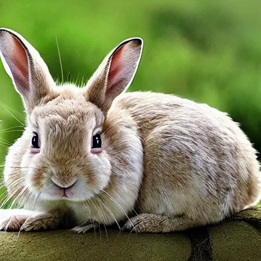 Image similar to david attenborough and rabbit hybrid