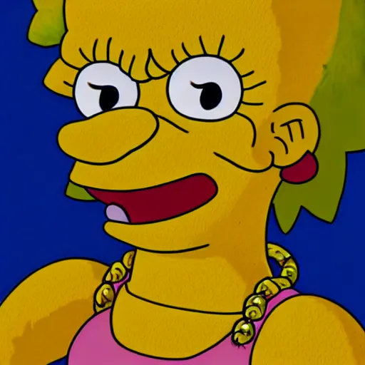 Prompt: stunning award winning hyperrealistic hdr 8 k highly detailed portrait photo of lisa simpson as a real human