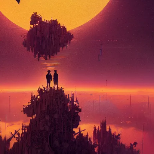 Prompt: the cure for hate, by Victo Ngai and James Gilleard and Bruce Pennington, Sung Choi, 8k photorealistic, cinematic lighting, HD, high details, dramatic, dark atmosphere, trending on artstation, sunshaft, Raytracing, Holographic