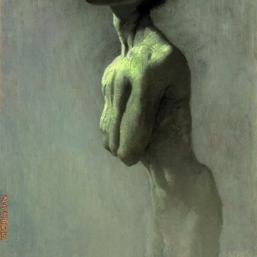 Image similar to alien by ilya repin