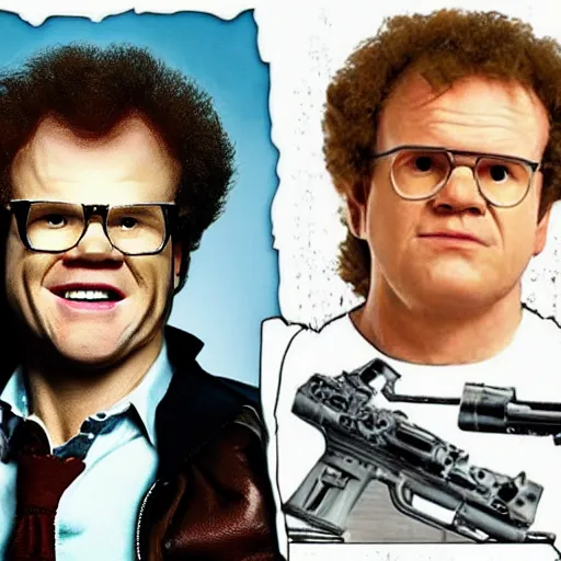 Image similar to Steve Brule as Han Solo, still, high quality