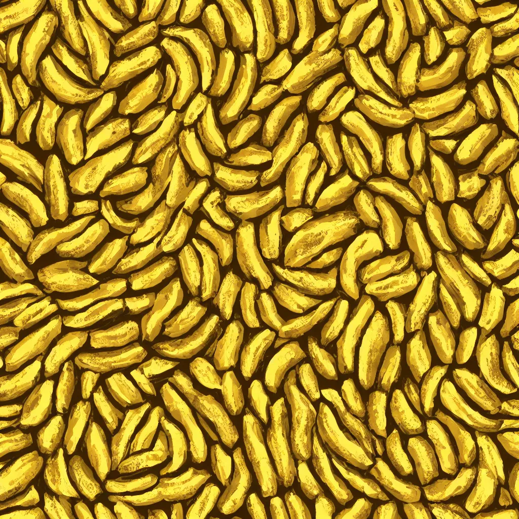 Image similar to seamless banana texture art, 4k