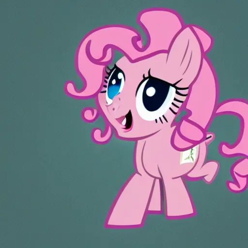 Prompt: vintage photo of pinkie pie