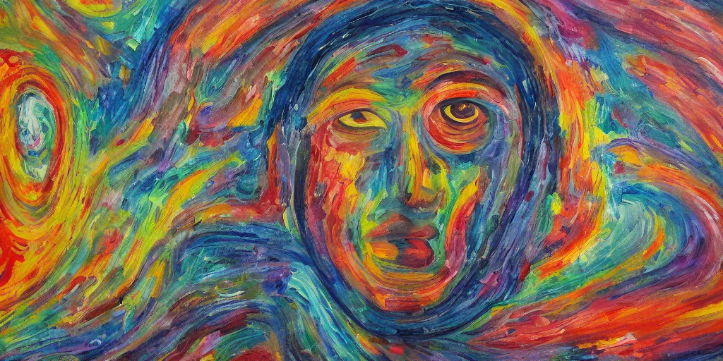 Prompt: detailed painting of mind expansion