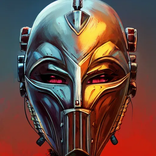 Image similar to cyberpunk viking helmet mask warrior goddess robot ninja fantasy, art gta 5 cover, official fanart behance hd artstation by jesper ejsing, by rhads, makoto shinkai and lois van baarle, ilya kuvshinov, ossdraws