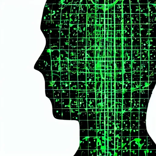 Prompt: computer generated woman made of green vector lines, headshot, dead stare, mouth closed, sci fi, scan lines, crt,