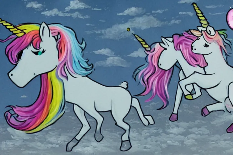 Image similar to extreme unicorn violence