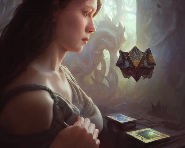 Image similar to photography of alyssa monks, deep focus, d & d and mtg, fantasy, intricate, elegant, highly detailed, digital painting, artstation, concept art, matte, sharp focus, illustration, hearthstone, art by artgerm and greg rutkowski and alphonse mucha