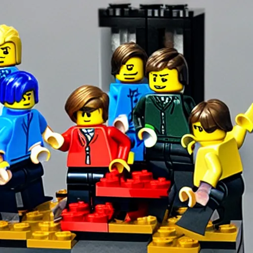 Image similar to a lego Beatles set