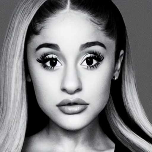 Image similar to Ariana Grande in the style of Denning, Guy