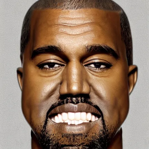 Image similar to kanye west as squidward, photo portrait