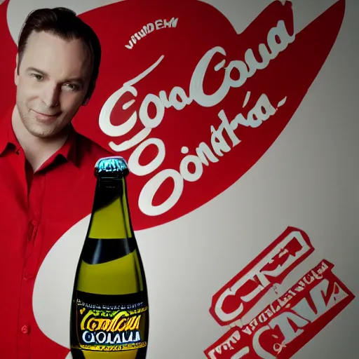 Image similar to a bottle of conka cola, marketing promo photo