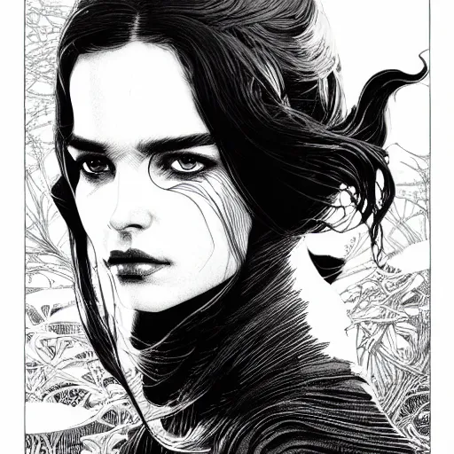 Image similar to portrait soft light, by frank mccarthy and joe fenton and bernie wrightson and conrad roset, inspired by james bond, etching, fine, sharp high detail,