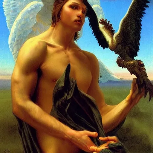 Prompt: an amazing masterpiece of art by gerald brom 👼 🌥️, rocco, baroque