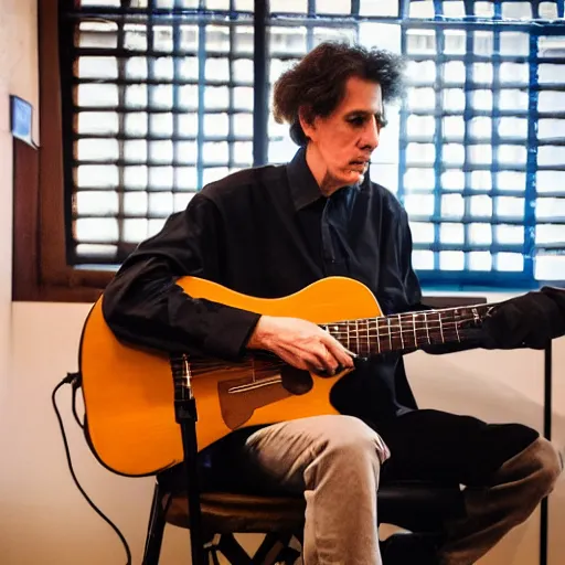 Image similar to John Linnell on keyboard, Los Angeles, 2019.