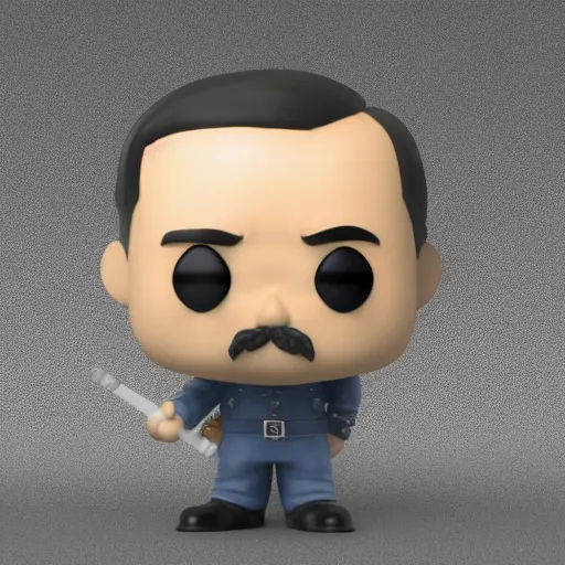 Image similar to 3 d render of funko pop figurine of adolf hitler. realistic. photo. photorealistic. detailed. high quality. high resolution. lossless quality. lossless. 8 k. hdr. 4 k. 8 k resolution. 1 6 k resolution