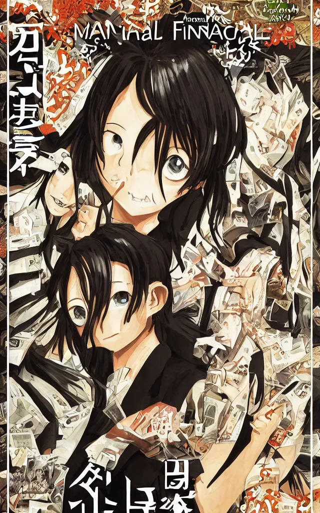 Prompt: manga financial ( 2 0 1 1 ) | book cover artwork