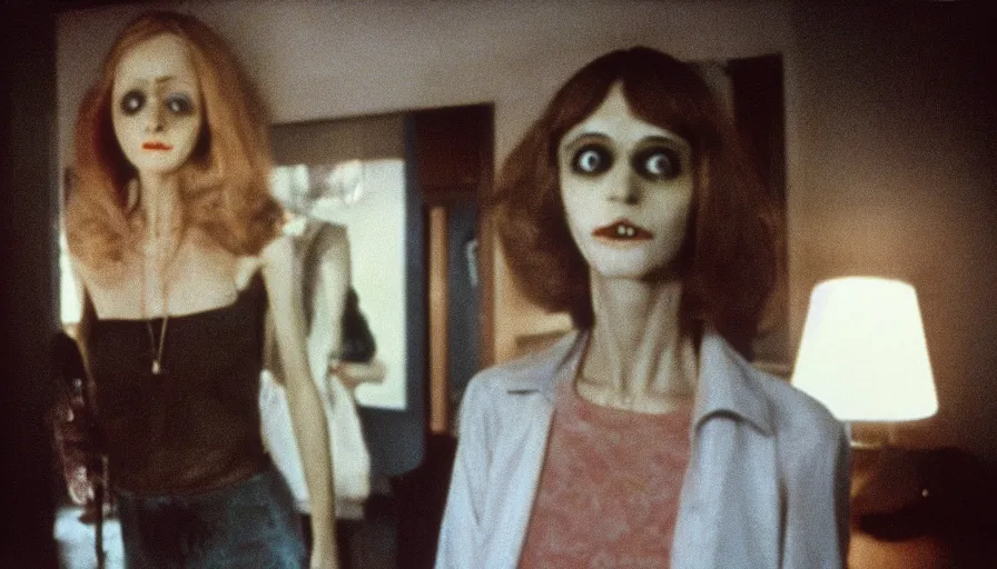 Prompt: 7 0 s film still from a horror movie about real life anorexic vampires, kodachrome, cinecolor, cinestill, film grain, film texture, retro, cinematic, high resolution, photorealism,