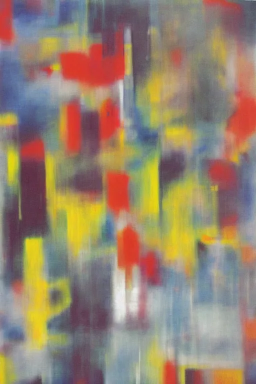 Image similar to painting by Gerhard Richter