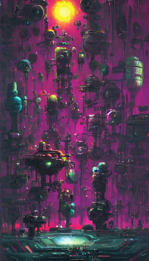 Image similar to techno artwork, by paul lehr,