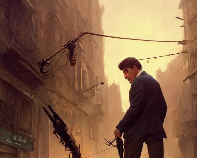 Prompt: highly detailed portrait of young al pacino as vito scaletta, in mafia 2, stephen bliss, unreal engine, fantasy art by greg rutkowski, loish, rhads, ferdinand knab, makoto shinkai and lois van baarle, ilya kuvshinov, rossdraws, tom bagshaw, global illumination, radiant light, detailed and intricate environment