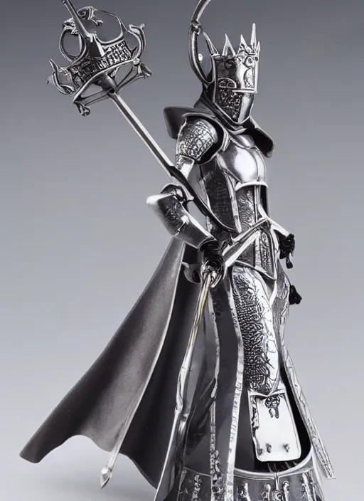 Image similar to 80mm, resin detailed model figure of Alchemy Imperial Princess knight gothic silver