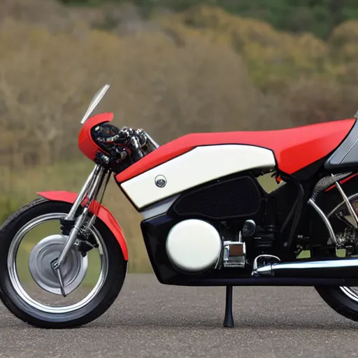 Image similar to 1982 yamaha vision motorcyle, award winning, 8k