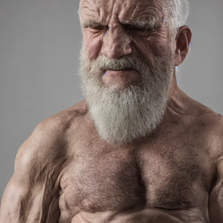 Image similar to bulky old man