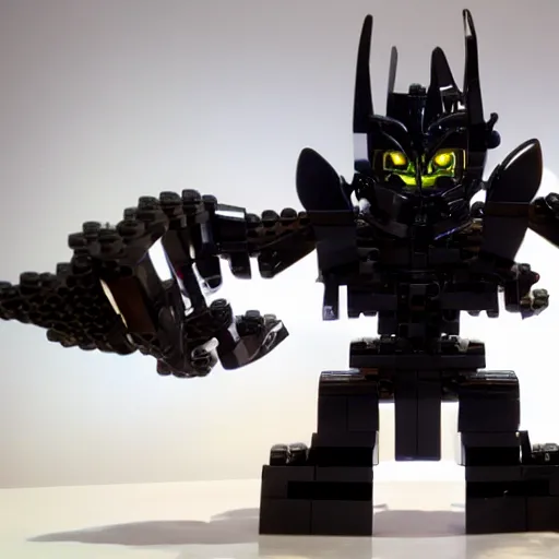 Prompt: lego bionicle the battle for the mask of light, makuta teridax