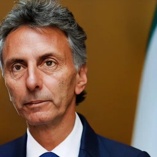 Prompt: mauricio macri