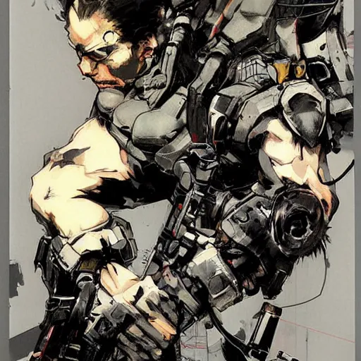 Image similar to mashup by yoji shinkawa