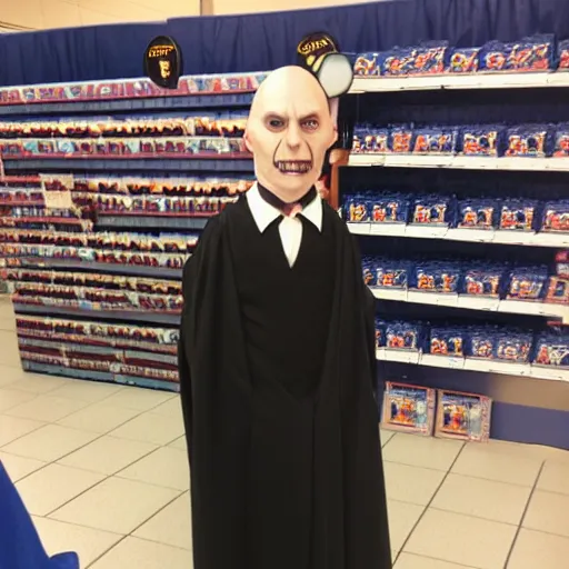 Image similar to lord Voldemort at party city