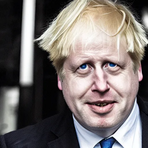 Image similar to Boris Johnson by Junji Ito