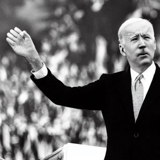 Prompt: biden as hitler