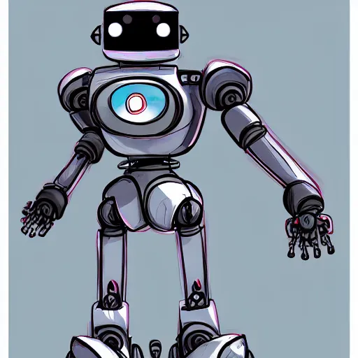 Image similar to robot creates robot, concept art