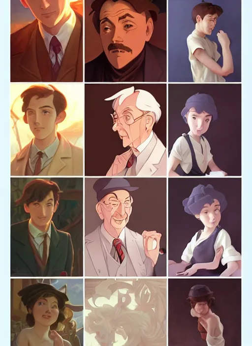 Image similar to cute clement atlee, natural lighting, path traced, highly detailed, high quality, digital painting, by don bluth and ross tran and studio ghibli and alphonse mucha, artgerm