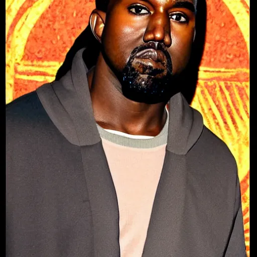 Image similar to kanye west as jesus christ