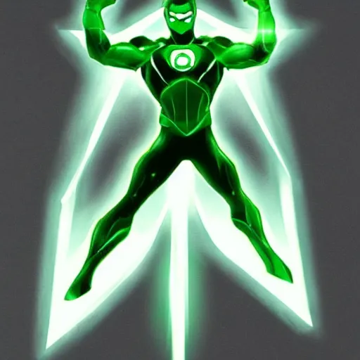 Image similar to concept art green lantern in halo movie