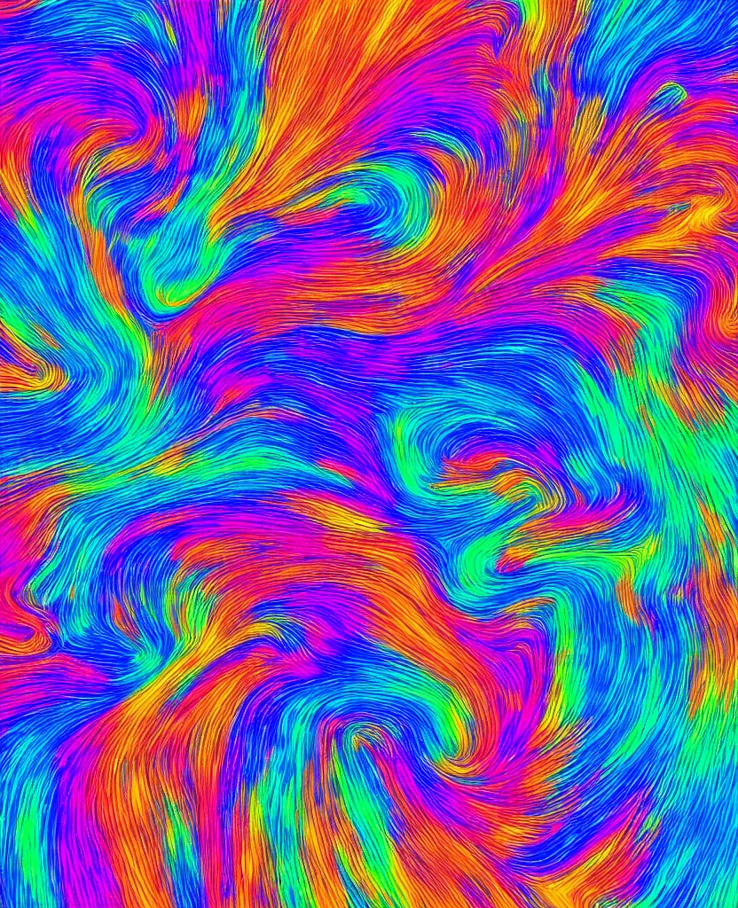 Image similar to highly detailed high resolution stacked plot of radio emissions from a pulsar, abstracted light refractions and stripy interference, making up a fluffy cat, silk screen t-shirt design in the style of FELIPE PANTONE 4K