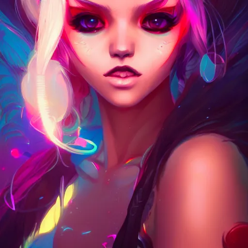 Image similar to a portrait of a beautiful raver, art by lois van baarle and loish and ross tran and rossdraws and sam yang and samdoesarts and artgerm, digital art, highly detailed, intricate, sharp focus, Trending on Artstation HQ, deviantart, unreal engine 5, 4K UHD image