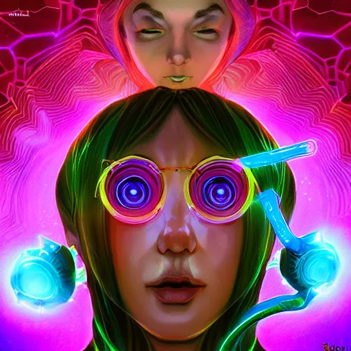 Image similar to skill magic geek inside matrix deepdream radiating a glowing aura stuff loot legends stylized digital illustration video game icon artstation lois van baarle, ilya kuvshinov, rossdraws,