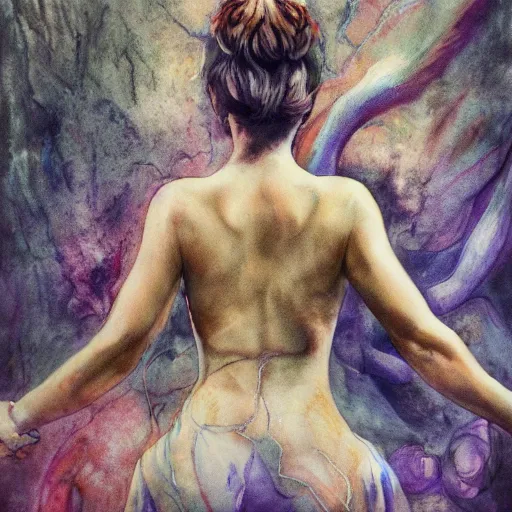 Image similar to the energy of dreams, 8 k resolution, beautiful, dark ambient, neoplasticism art, marvel comics dslr hdr, art by artemisia gentileschi, water color, artstation, concept art, smooth, sharp focus, illustration