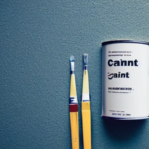 Image similar to can of paint, minimal, modern