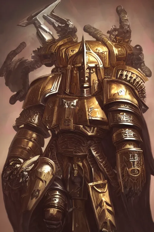 Image similar to queen portrait heros warhammer 4 0 k horus heresy fanart - the primarchs emperor by johannes helgeson animated with vfx concept artist & illustrator global illumination ray tracing hdr fanart arstation zbrush central hardmesh 8 k octane renderer comics stylized