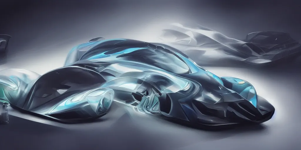 Image similar to a custom-built sport car, painted in dark color holographic pearlescent, elegant, digital painting, concept art, smooth, sharp focus, art style from Wang Ke and Greg Rutkowski and Bruce Kaiser and Scott Robertson and Dmitry Mazurkevich and Doruk Erdem and Jon Sibal