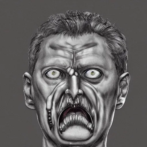 Image similar to igor ivanovich strelkov became a bloody ugly lovecraftian degenerate abomination, photo - realistic, color image, 2 k, highly detailed, bodyhorror, occult art