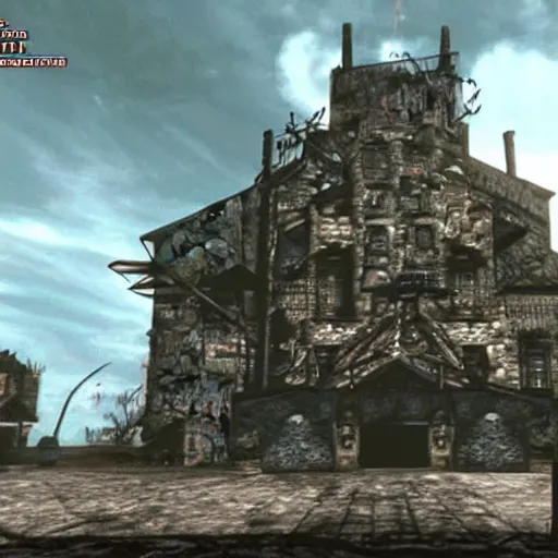 Image similar to Resident Evil Village if it had been a PS1 game